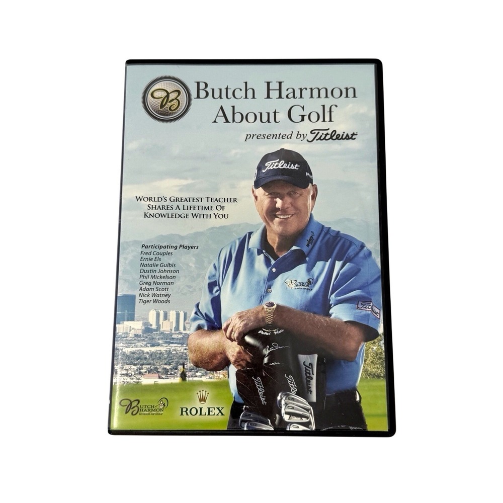 Golf Instruction DVD Butch Harmon About Golf Training Tiger Woods Coach